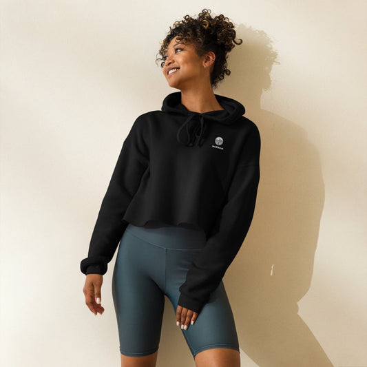 168 BPM RUNNERS CLUB Crop Hoodie - Trailvue